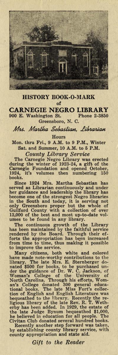 A clipping from a newspaper advertising a new library.