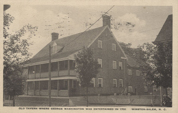 &quot;June 1791 - George Washington Visits Salem, NC.&quot; Image courtesy of the North Carolina Collection, UNC Libraries. 
