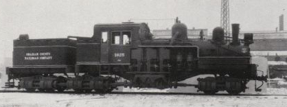 &quot;Brand new Graham County Railroad Company's Shay/ Number 1925 stands outside the Lima Locomotive Works/ factory in Lima, Ohio in February, 1925.&quot; Image available from the North Carolina Historic Sites. 