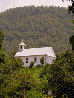 &quot;Tuckasegee Weslyan Church.&quot; Image courtesy of Flickr user Brent Moore. 