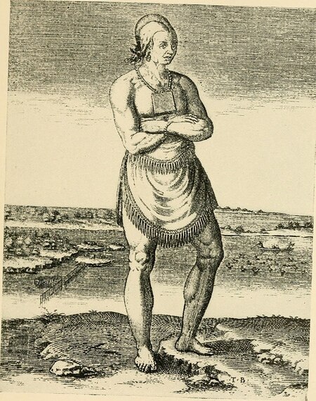 An article about Algonquian Indian, Manteo from the Croatan tribe