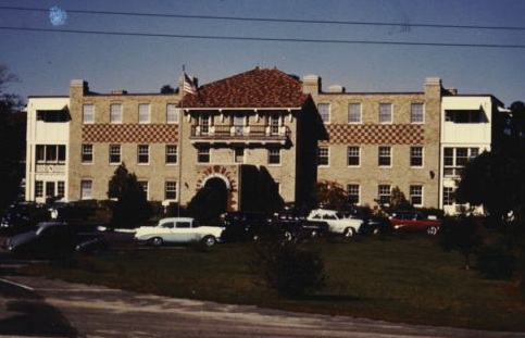&quot;Photograph of the front facade of the Babies Hospital, Wrightsville Beach.&quot; Image courtesy of the Historical Society of the Lower Cape Fear, accession #: 83.476,1. 