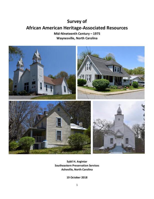 Read about African American neighborhoods in Waynesville in our digital collections