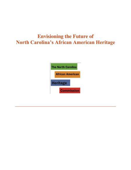 Read the report from the African American Heritage Commission in our digital collections