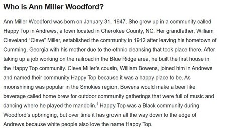 Read more about Ann Mill Woodford on the National Park Service