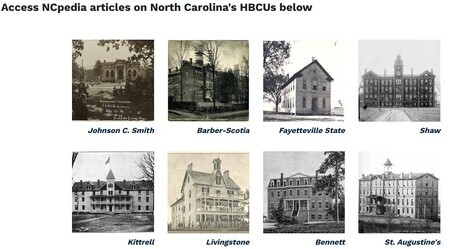 Read about historically black college and universities in North Carolina