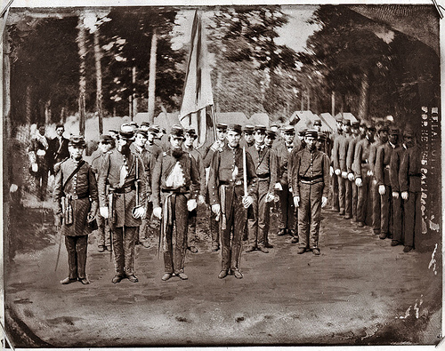 Confederate Soldiers, E 20the Regiment NCT, Duplin Co. From the General Negative Collection, North Carolina State Archives, call #: NO_53_3_80 Confederate Flag of 18th NC Mar 1 1953 From the General Negative Collection, North Carolina State Archives, Raleigh, NC. NO_53_3_80 Confederate Flag of 18th NC Mar 1 1953 From the General Negative Collection, North Carolina State Archives, call #: N_61_10_4.