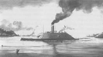 &quot;Ironclad CSS Raleigh.&quot; Courtesy of Cape Fear Historical Institute. 