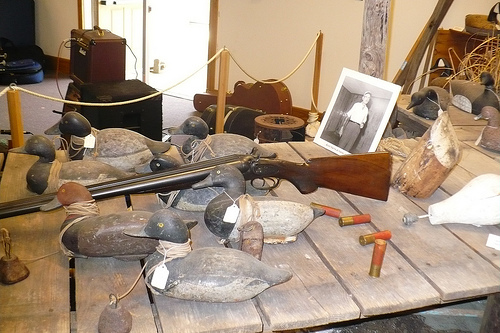 &quot;Handmade duck decoys&quot;, Core Sound Waterfowl Museum & Heritage Center, Harkers Island.  Image courtesy of Flickr user denseatoms. 