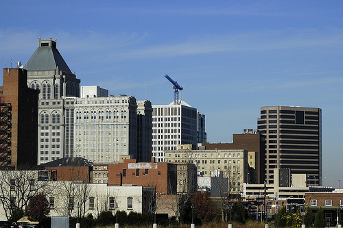 &quot;Downtown Greensboro.&quot; Downtown, Greensboro, NC, US, November 26, 2006. Available from: Flickr Commons.