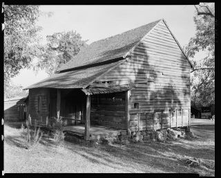 &quot;John Knox Emigrant Cabin, Salisbury vic., Rowan County, North Carolina, 1938.&quot; Image courtesy of Library of Congress. 