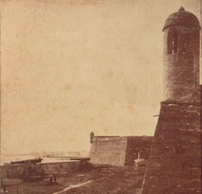 &quot;The Old Fort San Juan,&quot; North Carolina Postcard Collection, University of North Carolina Libraries. 
