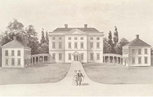 &quot;Illustration of Tryon Palace--1770&quot; from Powell, Emma H. New Bern, North Carolina Founded by De Graffenried in 1710: Colonial New Bern, New Bern of To Day, 1905.