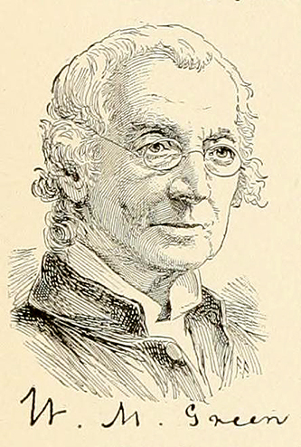 &quot;W. M. Green.&quot; Engraving. The National Cyclopaedia of American Biography vol. 9. New York: James T. White & Company. 1890. 326. 