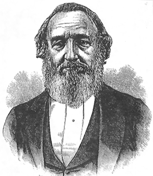 &quot;Rev. Wm. Hauser, M.D.&quot; Engraving. The Olive Leadeaf. Wadley, Jefferson Co, Ga.: Wm. Hauser, M.D. and Benjamin Turner. 1878. Frontispiece.