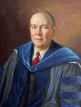 Williams, Charles Sneed. &quot;Henry H. Hill 1894 - 1987.&quot; Portrait. Vanderbilt Collection, Peabody Campus, Wyatt Center, Vanderbilt University. 1951. Tennessee Portrait Project. National Society of Colonial Dames of America in Tennessee.