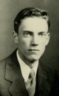 Senior portrait of Banner Isom Miller. From the 1938 Appalachian State Teachers College (Boone, N.C.) yearbook &quot;The Rhododendron,&quot;  p. 46.  Published 1938. 