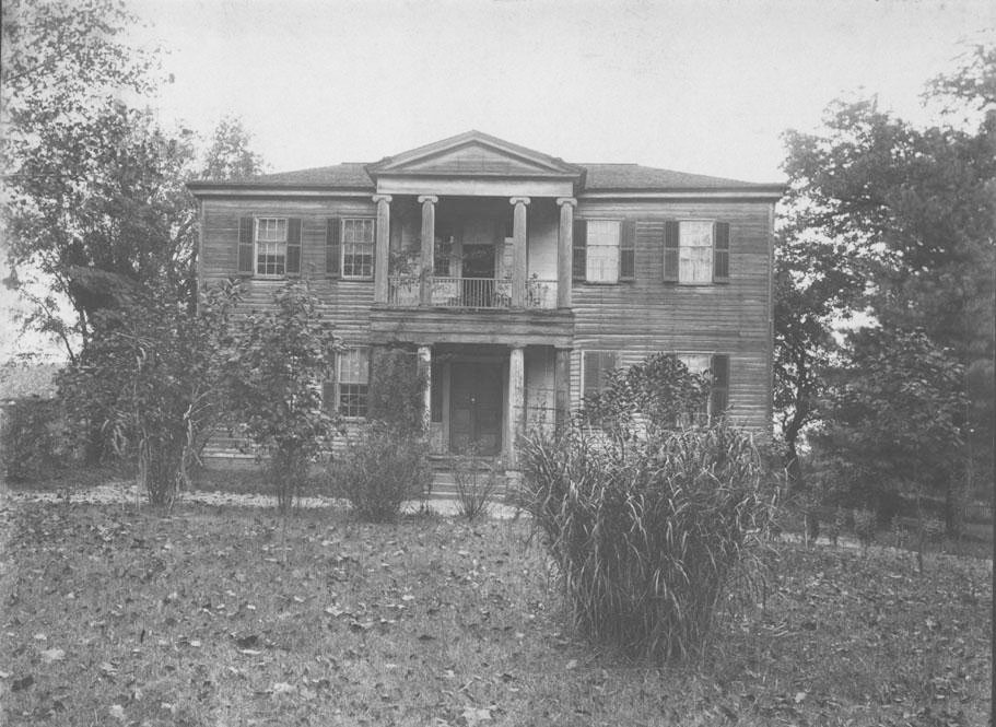 Mordecai House, Raleigh, N.C. Photograph circa 1896-97. From the collections of the North Carolina Museum of History.