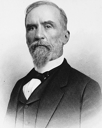 A 1906 engraving of John James Mott. Image from Archive.org.