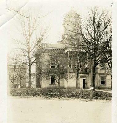 Photograph of the Burke County Courthouse, Morganton, NC, circa 1915. Item #H.19XX.323.67 , from the collections of the North Carolina Museum of History.