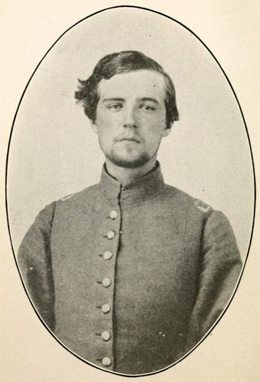 Photograph of Henry Elliott Shepherd in Confederate uniform, from his <i>Narrative of Prison Life at Baltimore and Johnson's Island, Ohio,</i> published 1917 by Commerical Ptg. & Sta. Co., Baltimore. Presented on Archive.org.