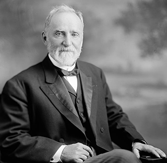 A photograph of Senator William Robert &quot;Sawney&quot; Webb. Image from the Library of Congress.