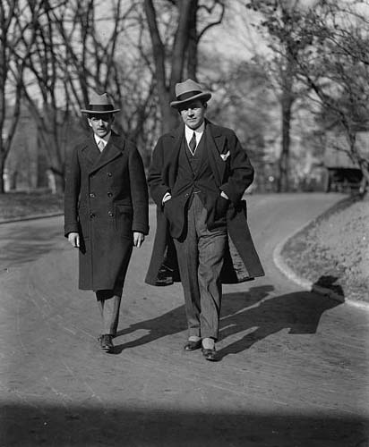 &quot;Dr. Joel Boone and Sidney Blackmer at W.H., 11/20/24.&quot; Image courtesy of Library of Congress. 