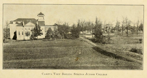 Greater Boiling Springs Junior College. Courtesy of college yearbook.