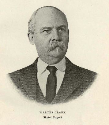 Walter Clark. Image courtesy of &quot;Prominent people of North Carolina: brief biographies of leading people for ready reference purposes&quot;.