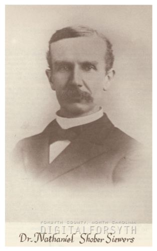 &quot;Dr. Nathaniel Shober Siewers.&quot; Image courtesy of the Forsyth County Public Library Photograph Collection.