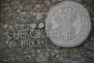 &quot;Museum of the Cherokee Indian in Cherokee, NC.&quot; Image courtesy of Flickr user Gene Bowker, uploaded on October 24, 2009. 