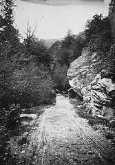 &quot;On the eYonahlossee road, May 11, 1910. Frank W. Bicknell Photograph Collection, PhC.8, North Carolina State Archives, call #:  PhC8_307, Raleigh, NC.
