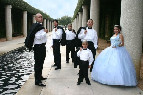 Quinceañera and gentlemen