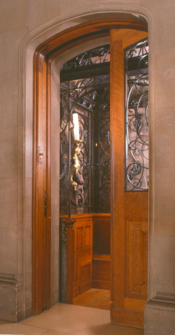 Elevator close up