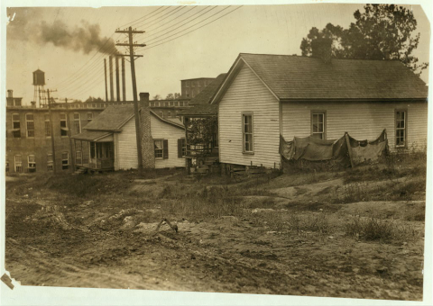 Housing conditions of the workers in Cannon Mills