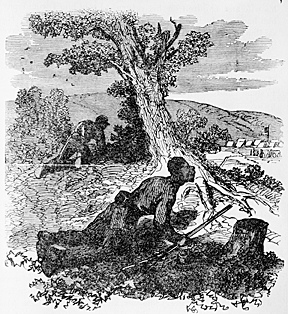&quot;The Freedmen as union Scouts.&quot;  From the General Negative Collection, North Carolina State Archives, Raleigh, NC., call #: N_76_8_223. 