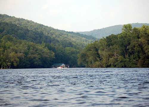 &quot;Uwharrie Mountains and Lake Tillery, NC.&quot; Image courtesy of Flickr user James Willamore. 